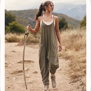 Free People Movement Hot Shot Onesie Seagrass